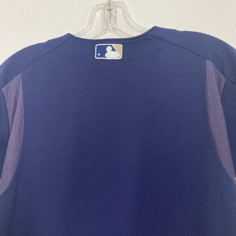 San Diego Padres Jersey Youth 7 Blue MLB Baseball Majestic Authentic Boys - Picture 12 of 13
